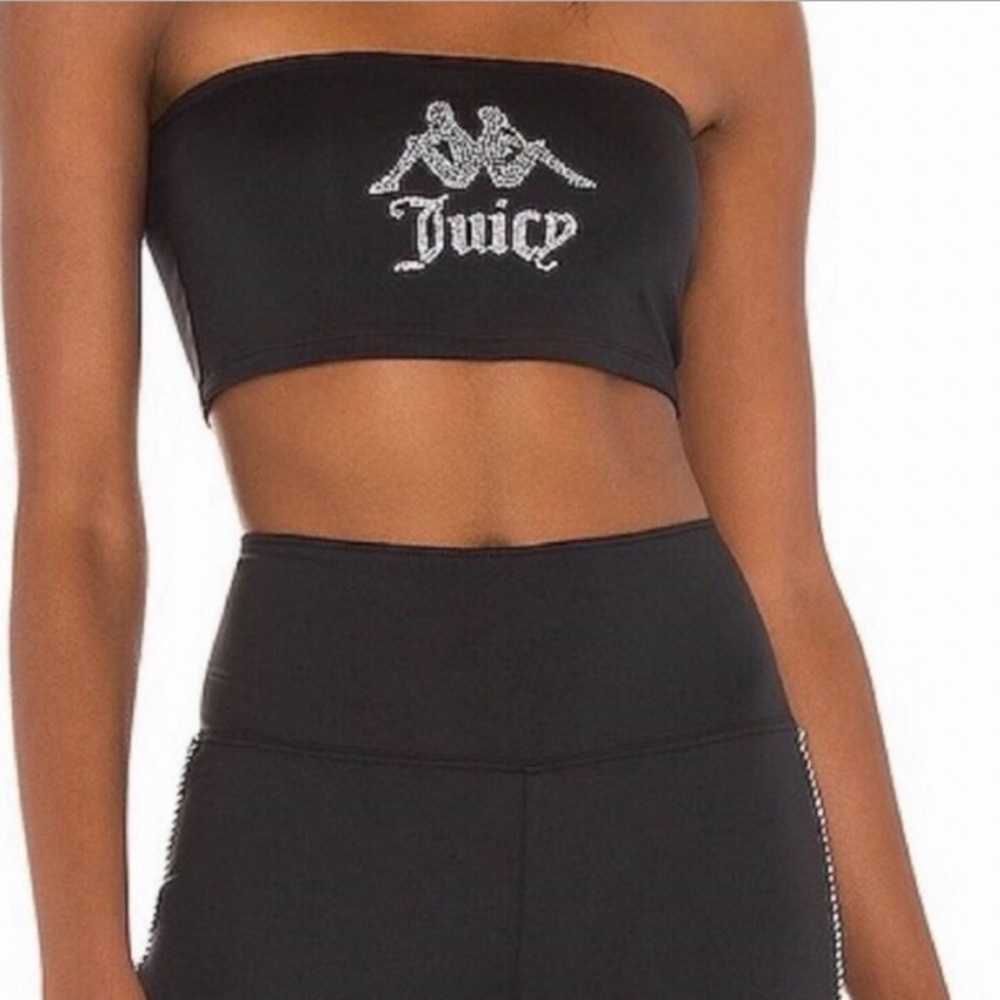 SALE rare kappa x juicy diamanté tube top